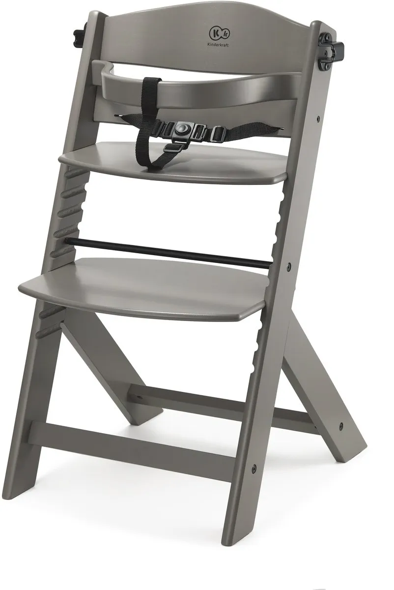 KinderKraft ENOCK Houten Kinderstoel 3-in-1 - Bruin
