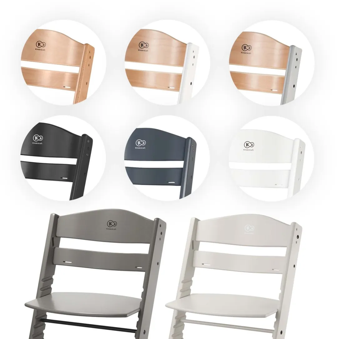 KinderKraft ENOCK Houten Kinderstoel 3-in-1 - Bruin