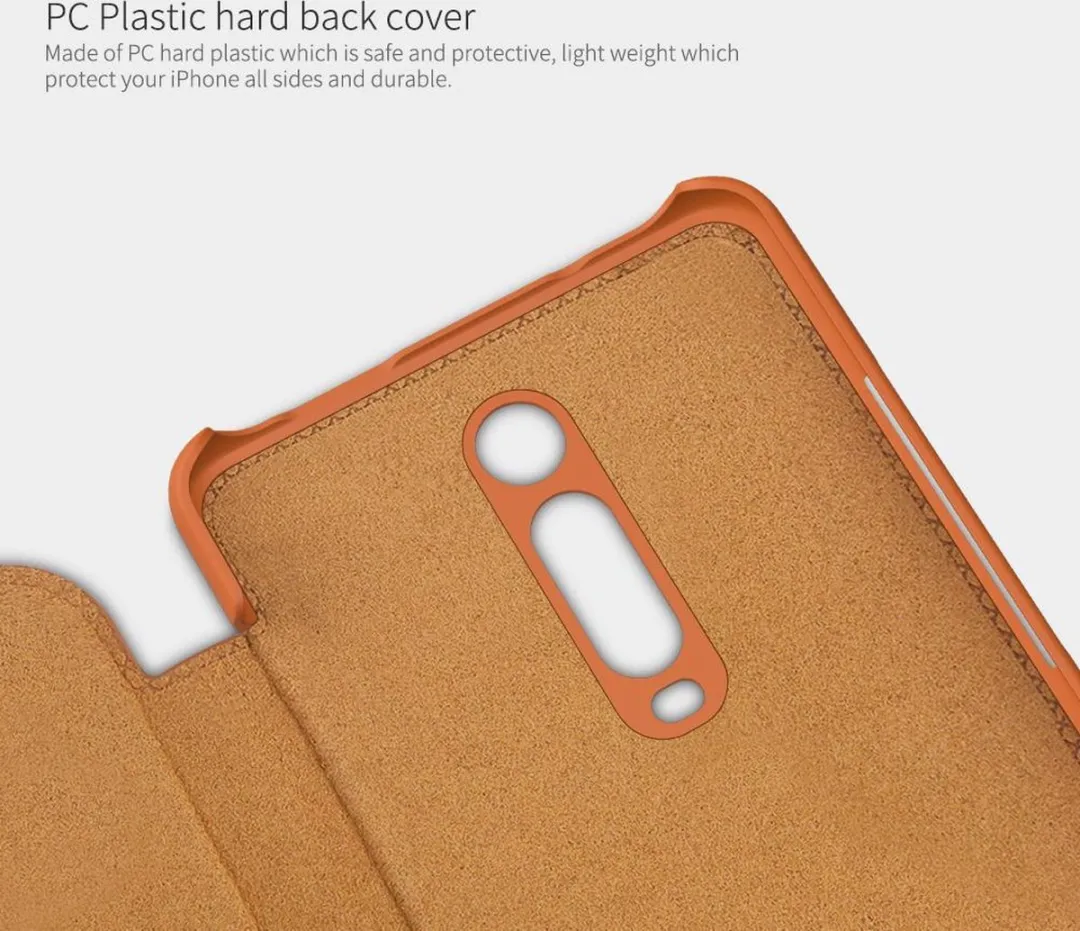 Nillkin Qin Book Case Xiaomi Mi 9T/9T Pro - Bruin