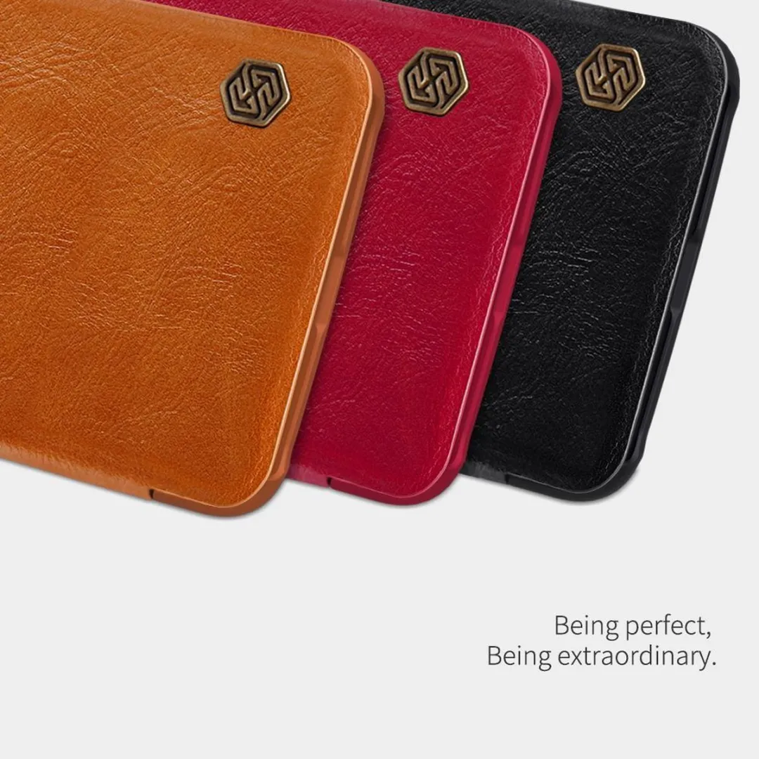 Nillkin Qin Book Case Xiaomi Mi 9T/9T Pro - Bruin - afbeelding 6 van 6