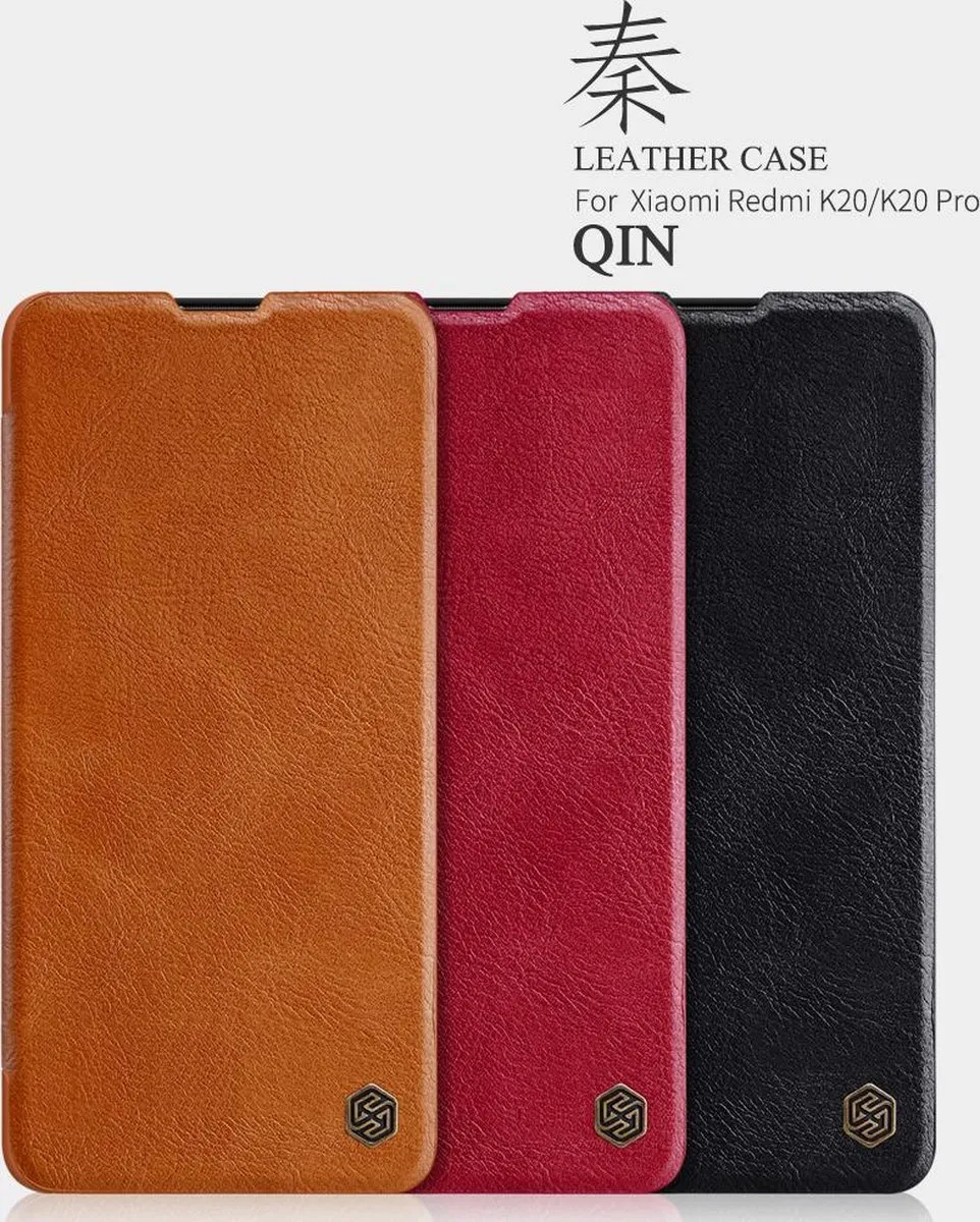 Nillkin Qin Book Case Xiaomi Mi 9T/9T Pro - Bruin