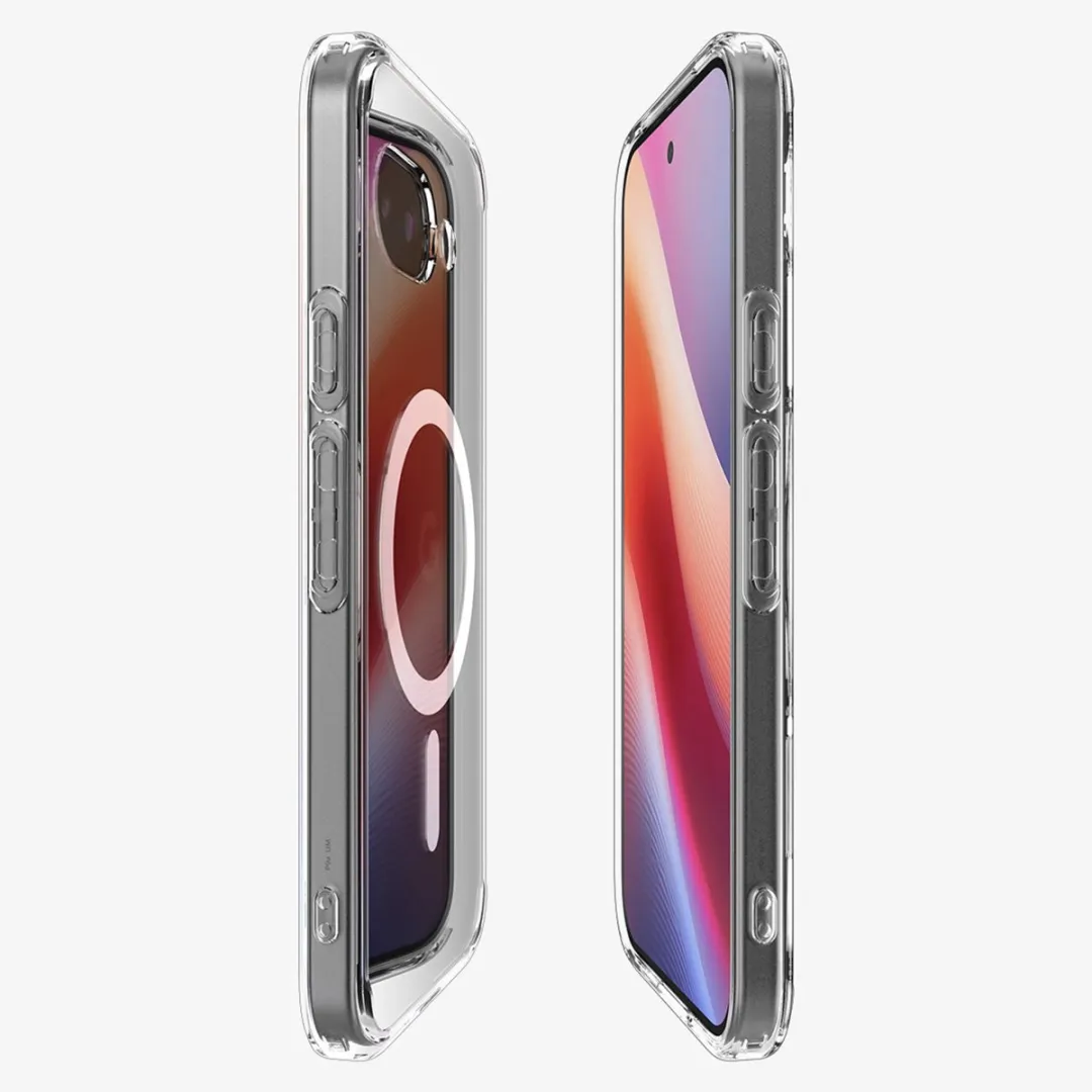 Spigen Ultra Hybrid MagFit ACS09043 Hoesje - Google Pixel 9a - Transparant - afbeelding 6 van 6