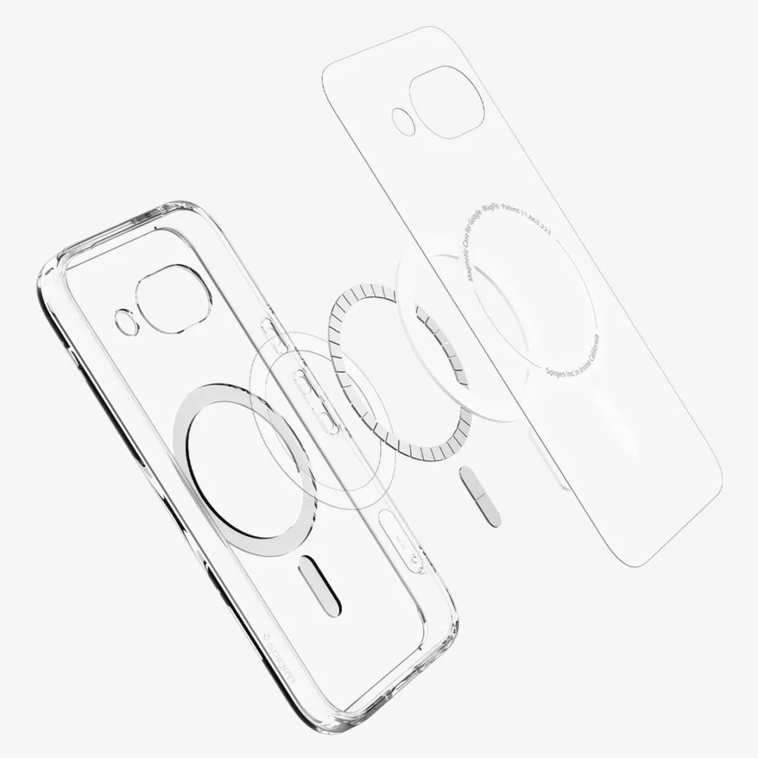 Spigen Ultra Hybrid MagFit ACS09043 Hoesje - Google Pixel 9a - Transparant