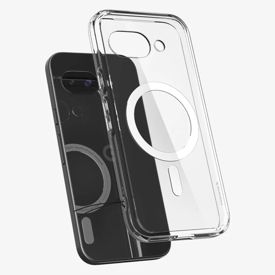 Spigen Ultra Hybrid MagFit ACS09043 Hoesje - Google Pixel 9a - Transparant