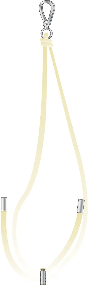 iDeal of Sweden Cord Phone Strap Soft Lemon Ombre