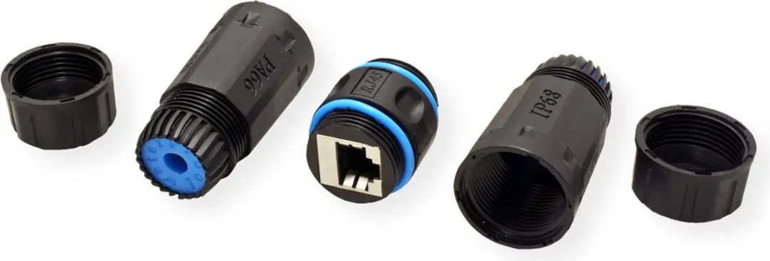 Value RJ-45 Koppelstuk Cat.6A Outdoor/Industrial - Zwart