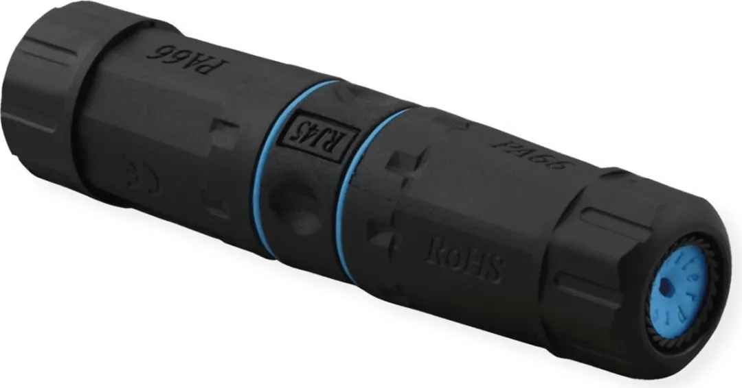 Value RJ-45 Koppelstuk Cat.6A Outdoor/Industrial - Zwart - afbeelding 6 van 6