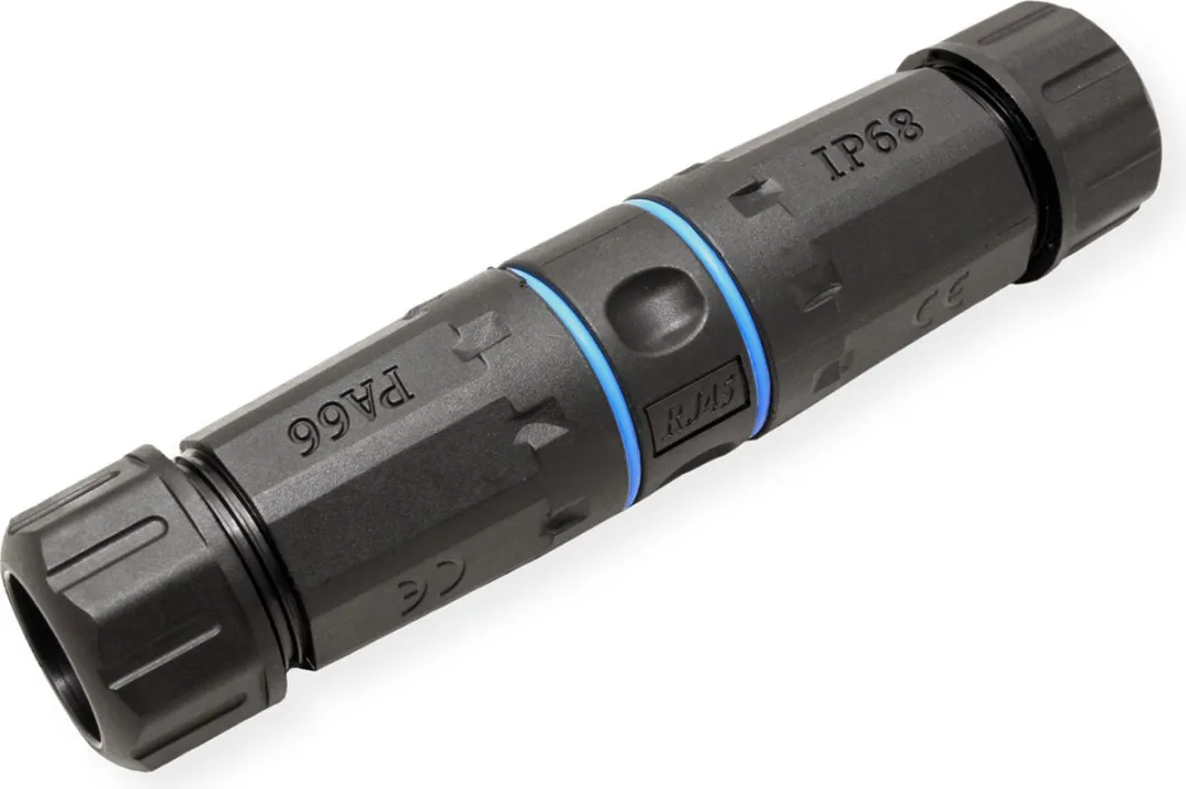 Value RJ-45 Koppelstuk Cat.6A Outdoor/Industrial - Zwart