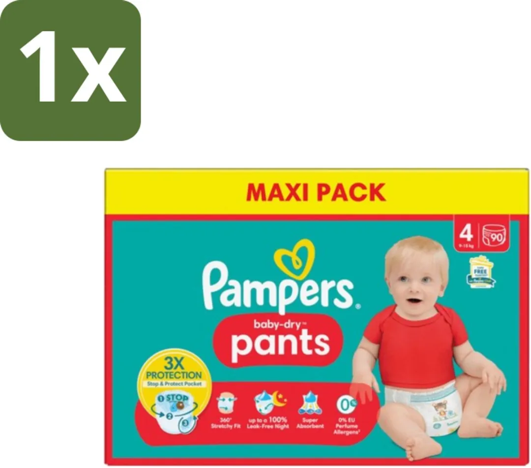 Pampers Baby-Dry Pants Maat 4