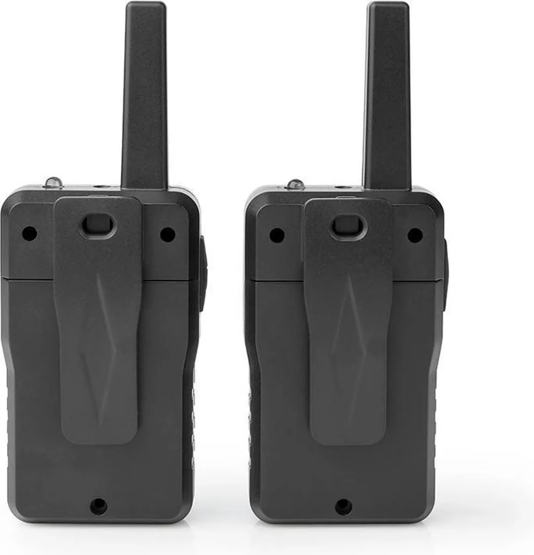 Nedis WLTK1010BK Walkie Talkie - 2 Stuks - 10km Bereik - Zwart