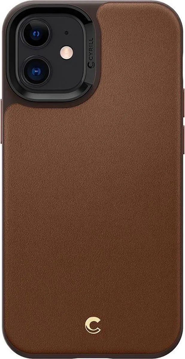 Spigen Ciel Leather Brick iPhone 12 Mini Hoesje