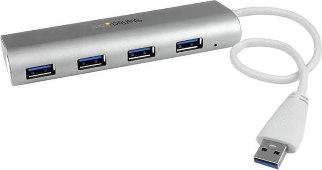 Startech ST43004UA USB 3.0 Hub 4 Poorten - Aluminium Zilver - afbeelding 6 van 6