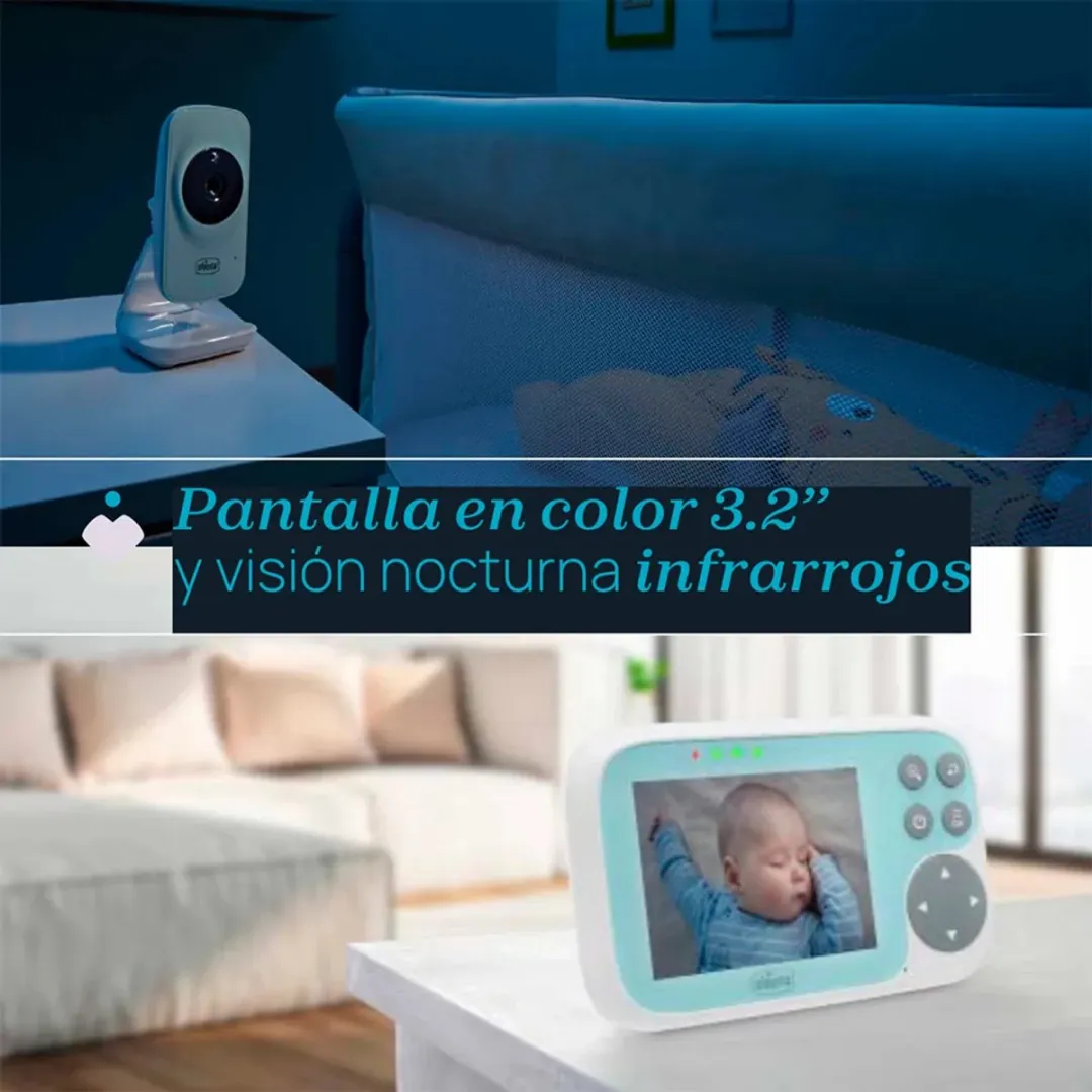 Chicco Video Start Babyfoon - 3.2" - Turquoise