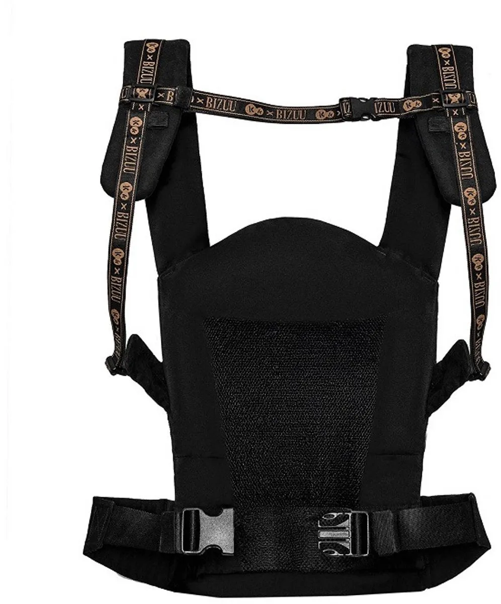 KinderKraft HUGGY Draagzak Lunar Black