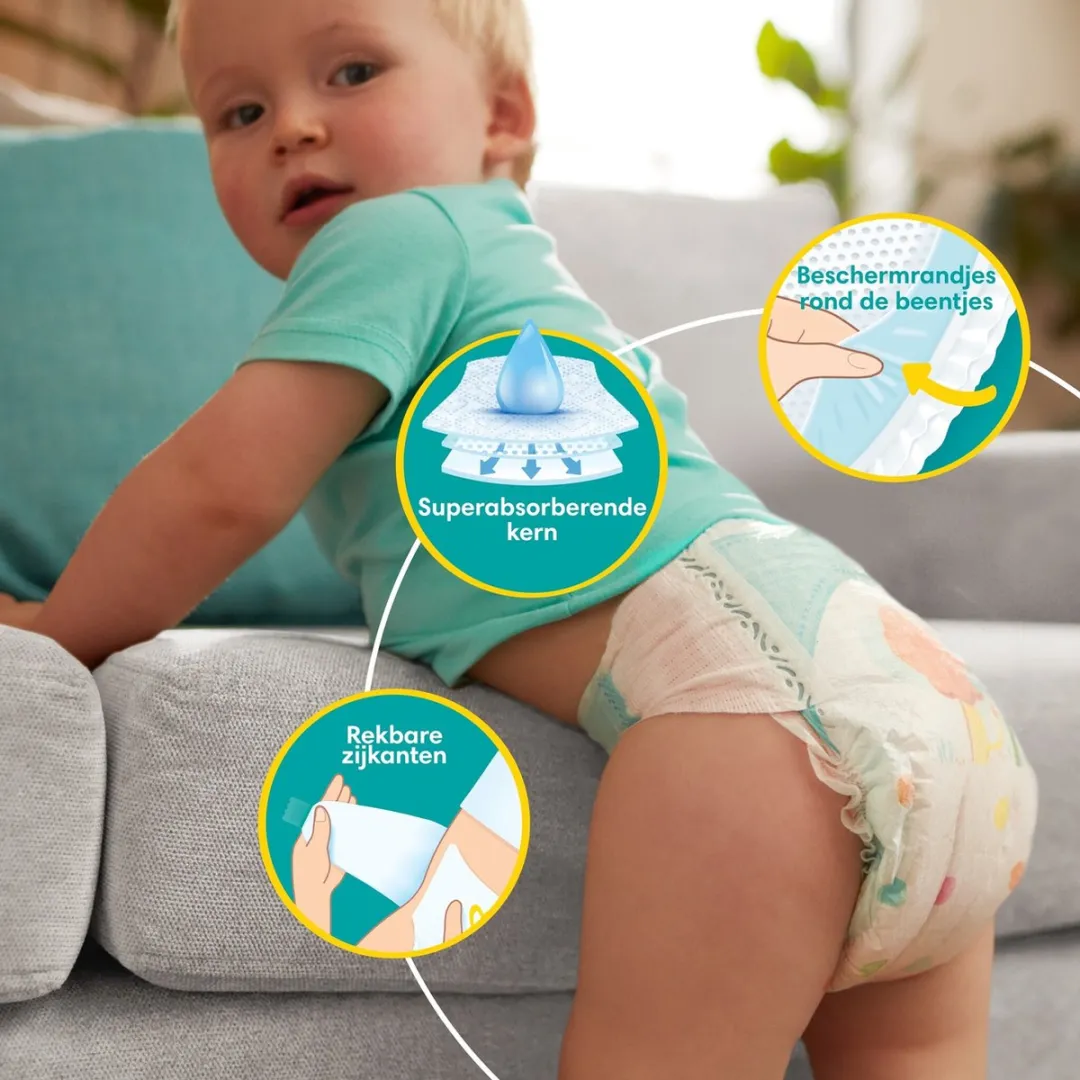 Pampers - Baby Dry - Maat 7 - Mega Maandbox - 168 stuks - 15+ KG
