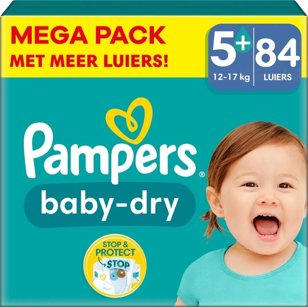 Pampers Baby Dry Maat 5+ Megapack