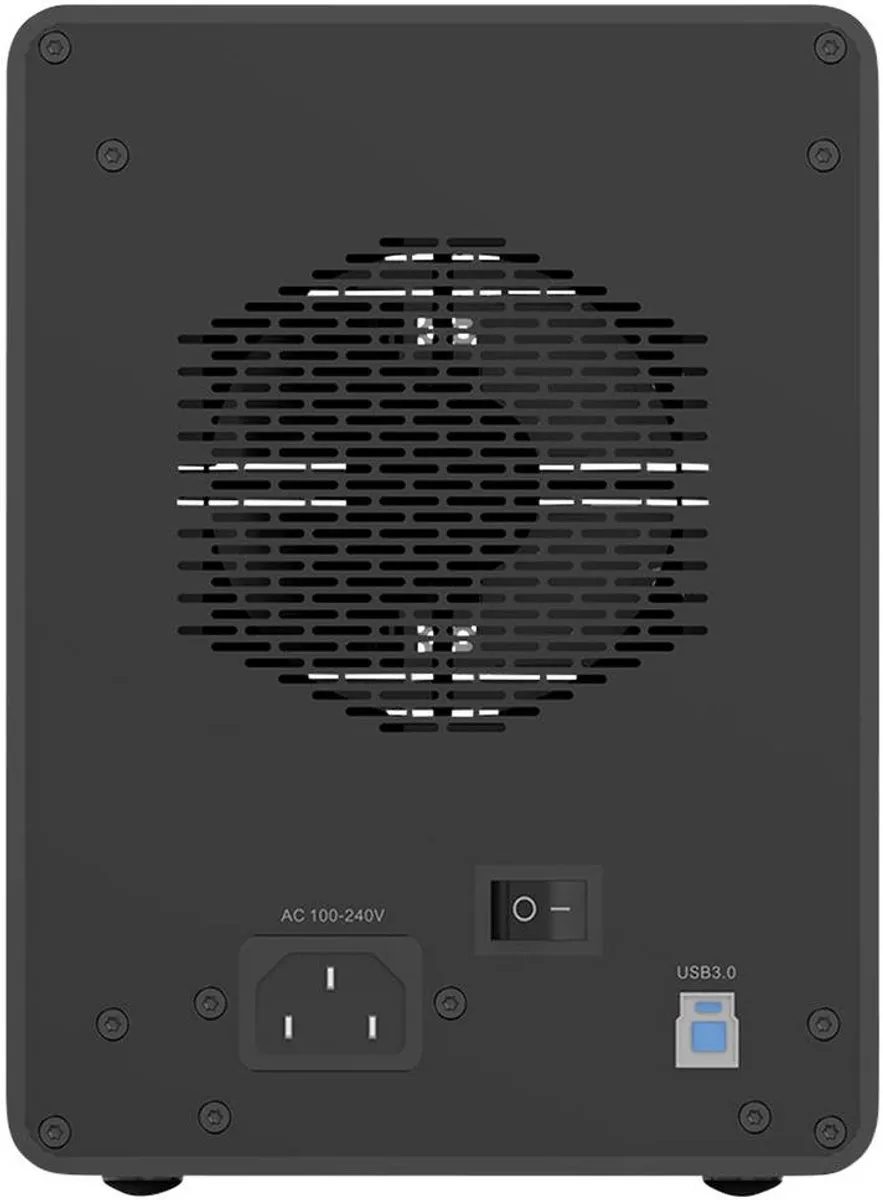 Renkforce RF-6647600 5-Bay 3.5" HDD Behuizing - USB 3.0 - Zwart