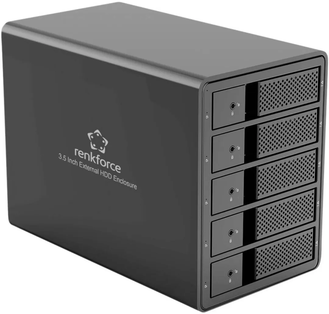 Renkforce RF-6647600 5-Bay 3.5" HDD Behuizing