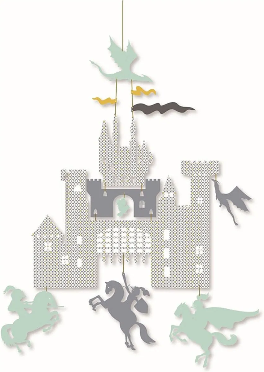 Djeco Minimobielen Kasteel en Draken