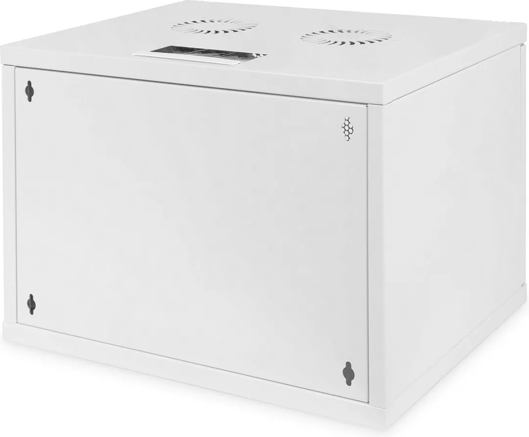 Digitus DN-19-07U-S-PD Wandkast 19" 7HE - 540x370x400mm Grijs-wit
