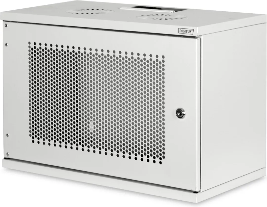 Digitus DN-19-07U-S-PD Wandkast 19" 7HE - 540x370x400mm Grijs-wit