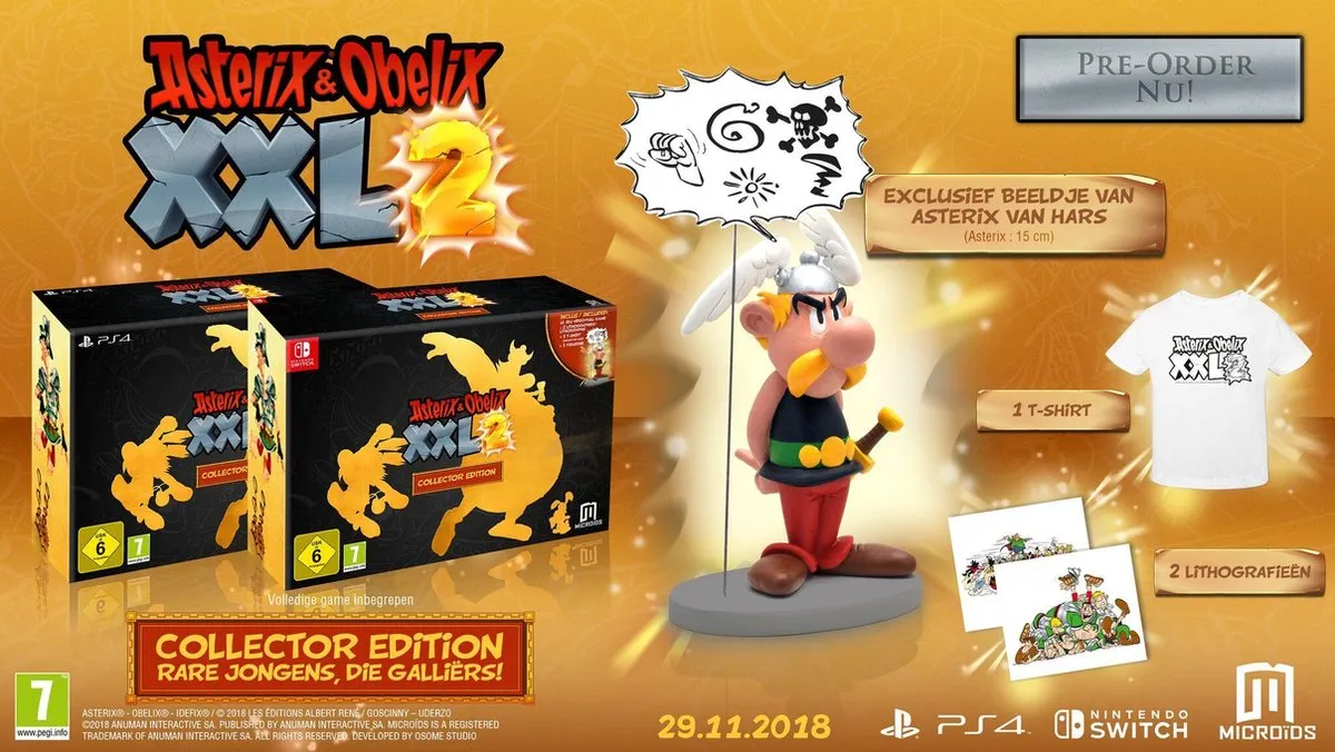 Mindscape Asterix & Obelix XXL 2 Collector's Edition - Switch - Exclusief beeldje