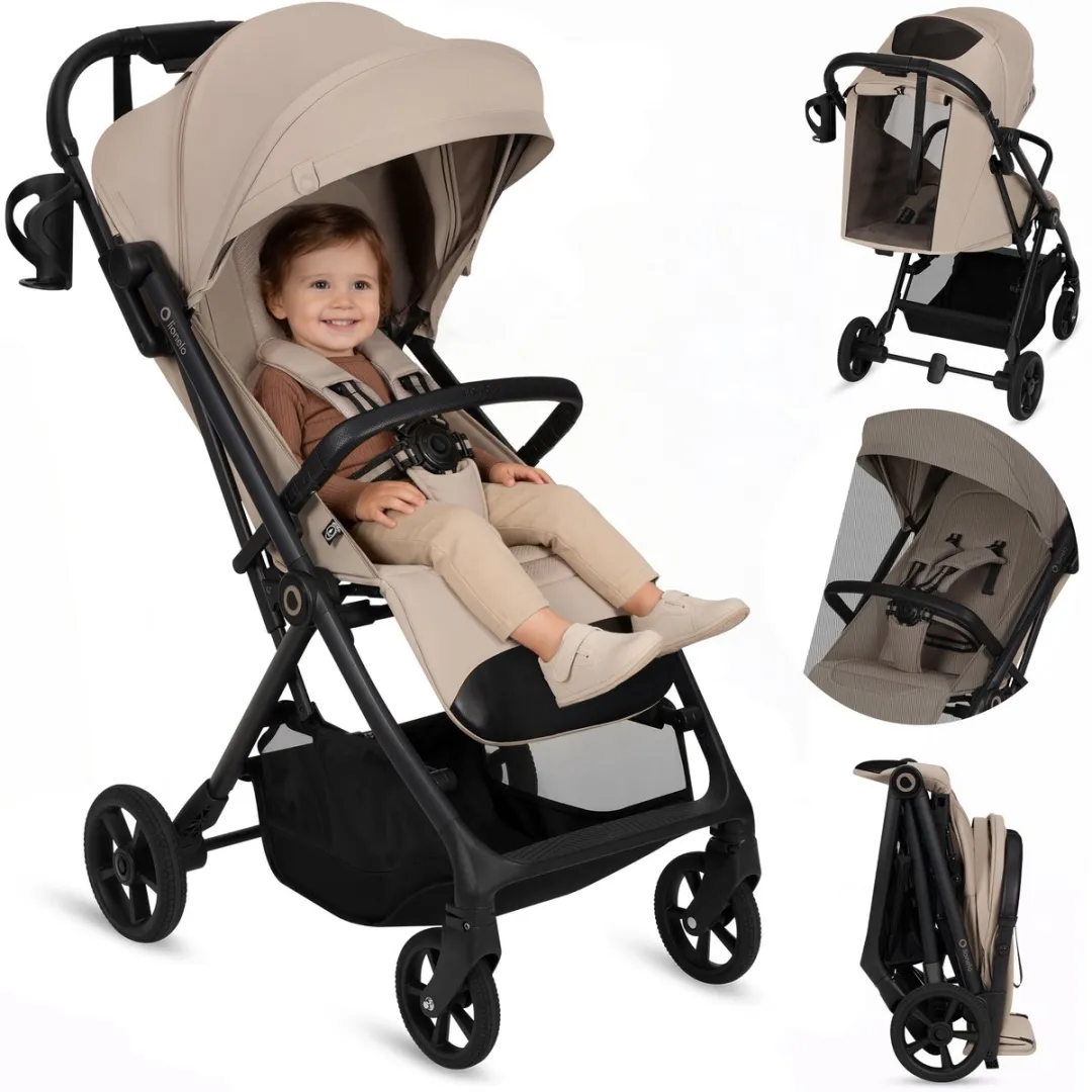 Lionelo Tansi Buggy Groen - Inklapbaar 3-Stand Rugleuning