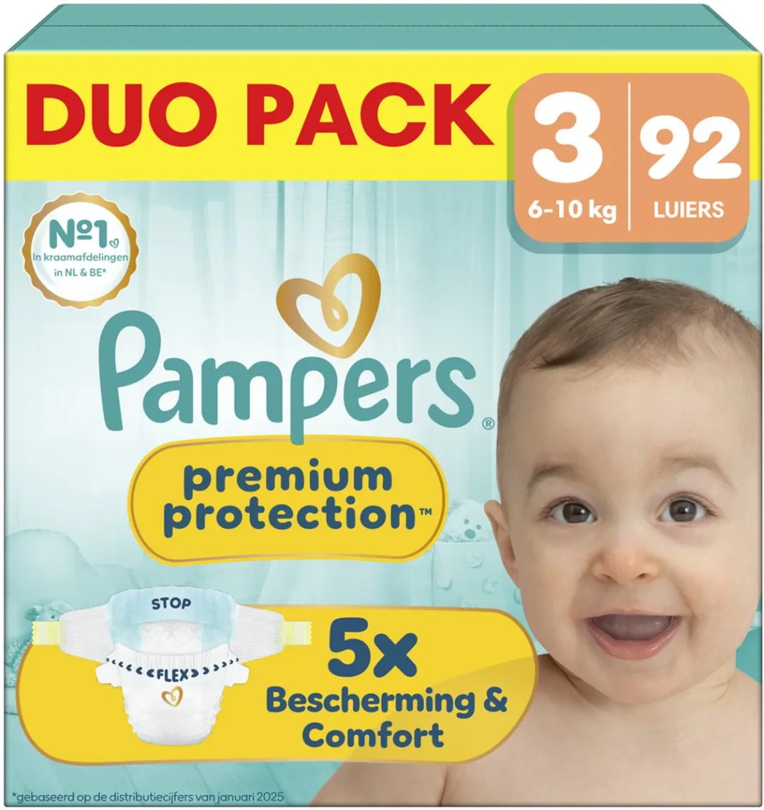 Pampers Premium Protection Maat 3 Luiers