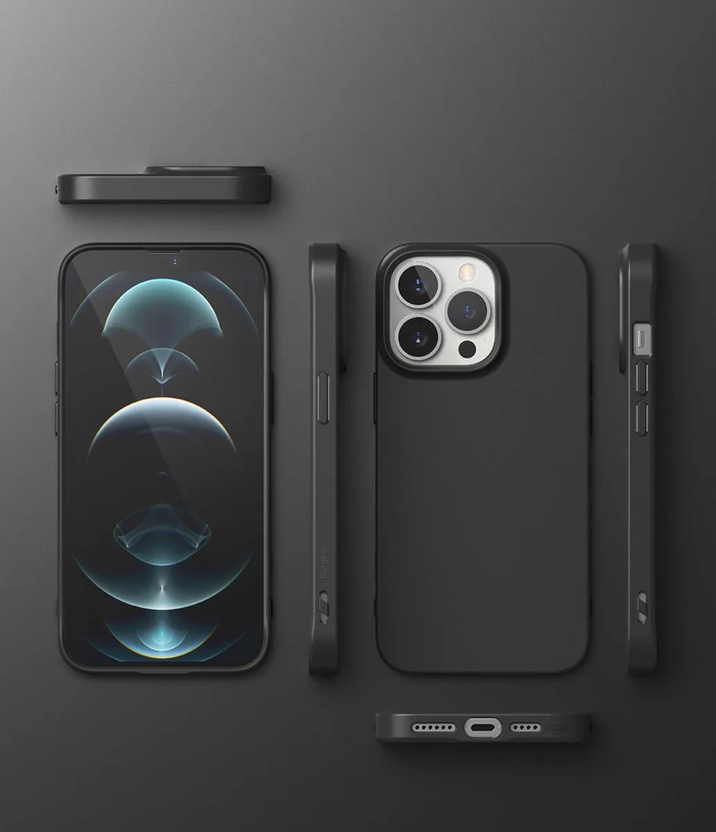 Ringke Air S Ultra-Thin Gel TPU Hoes iPhone 13 Pro Max - Zwart