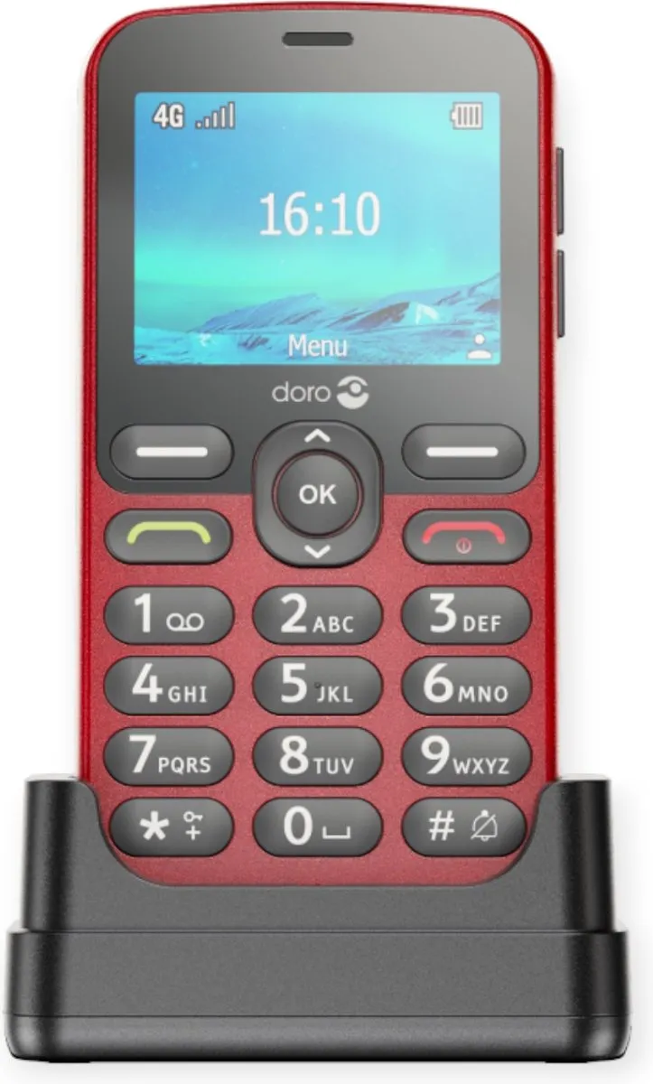 Senioren GSM groot scherm 4G Assistentie alarm-knop Camera Zaklamp