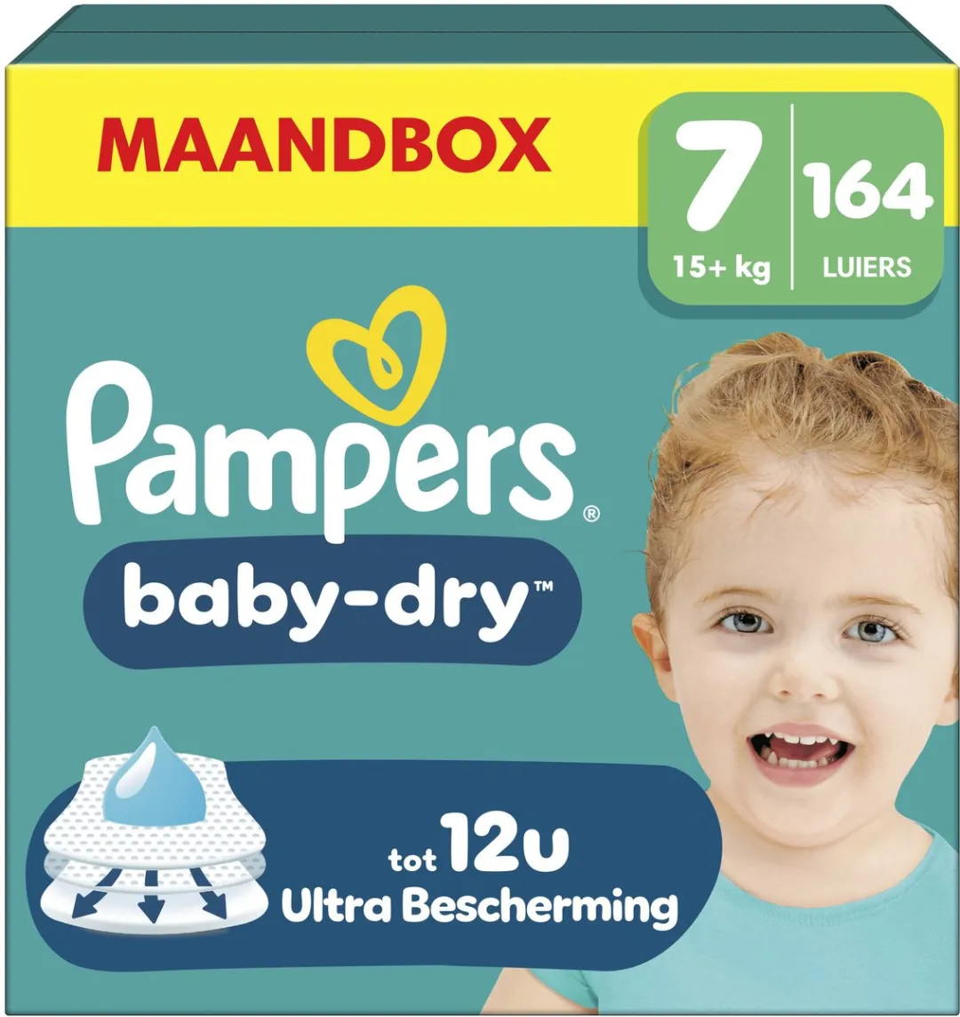 Pampers Baby-Dry Maat 7 Luiers