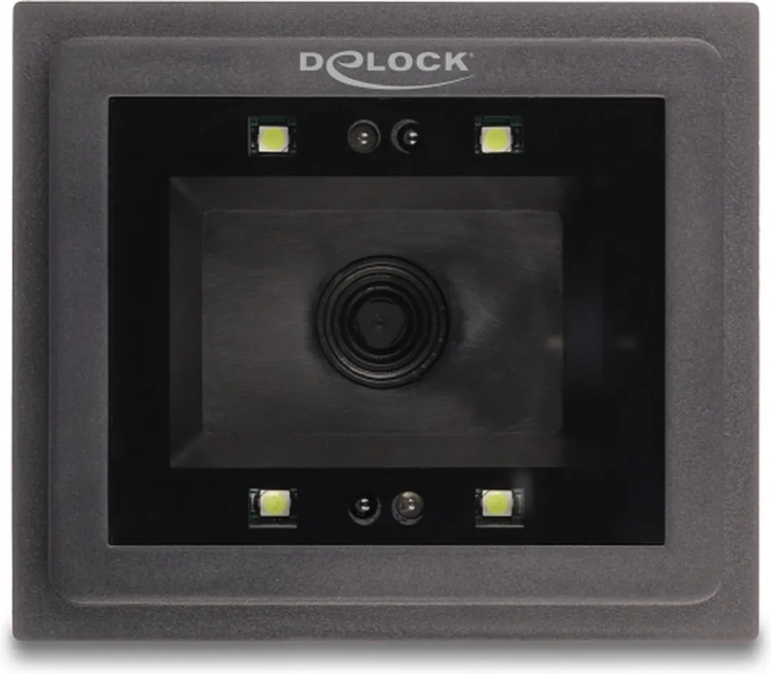 Delock 90600 USB Barcode Scanner 1D/2D - Zwart