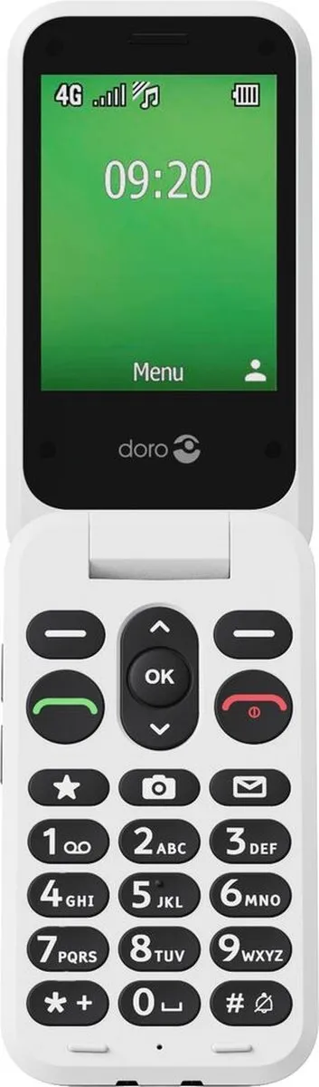 Doro E22 4G GSM Telefoon - 35dB Versterking - Zwart