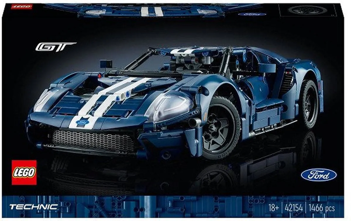 LEGO Technic 2022 Ford GT 42154 Modelbouwpakket - 1466 Stukken - Meerkleurig