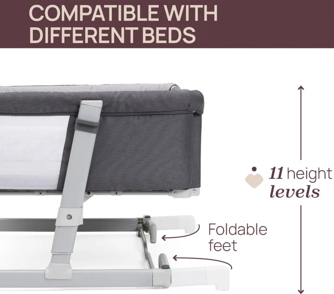 Chicco Next2Me Twins Co-sleeper - Grijs - afbeelding 2 van 6