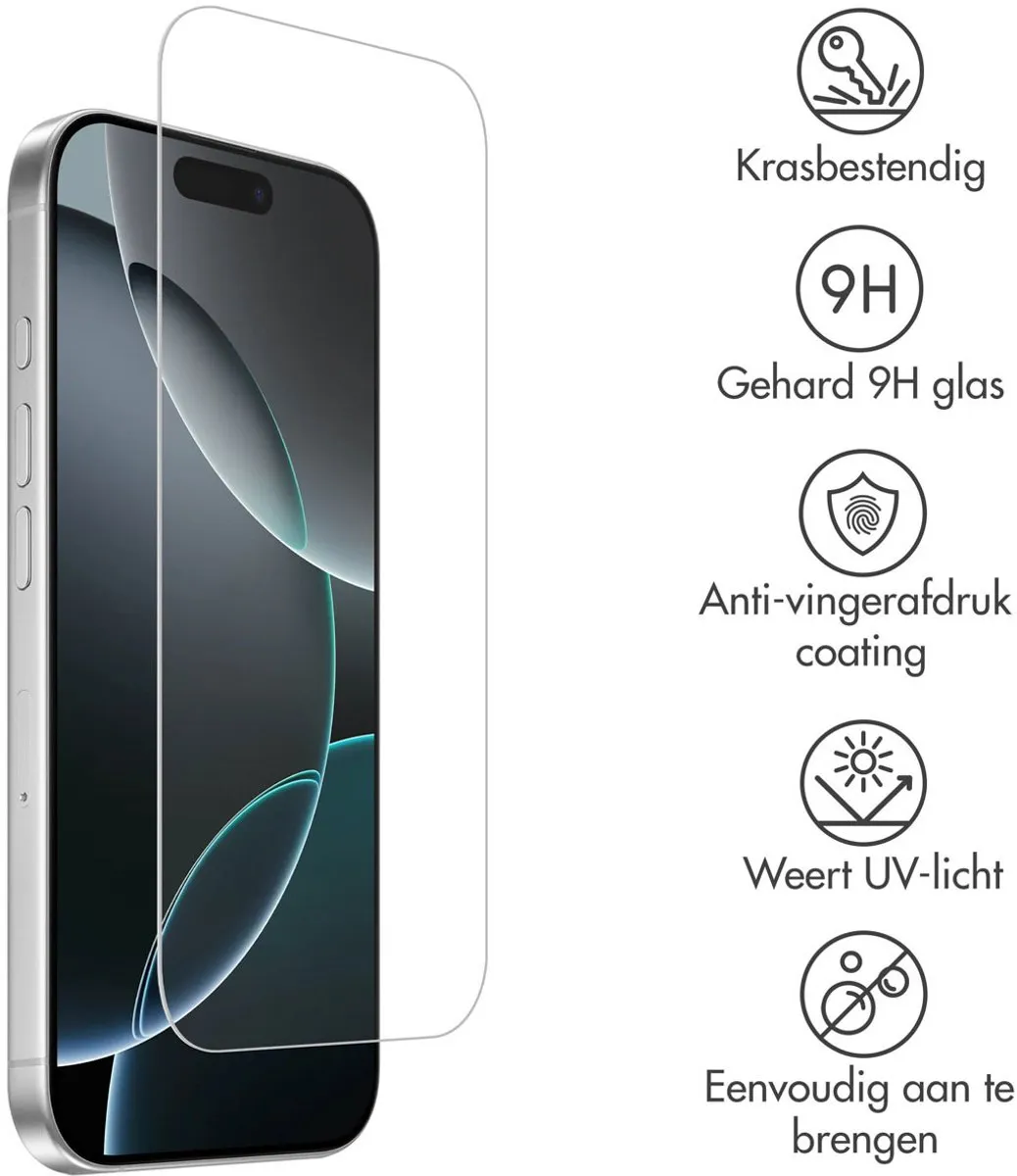 imoshion Screenprotector Gehard Glas 3 Stuks - Apple iPhone 17 Air