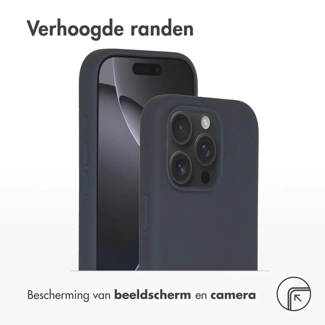 Accezz Hoesje iPhone 16 Pro MagSafe Donkerblauw