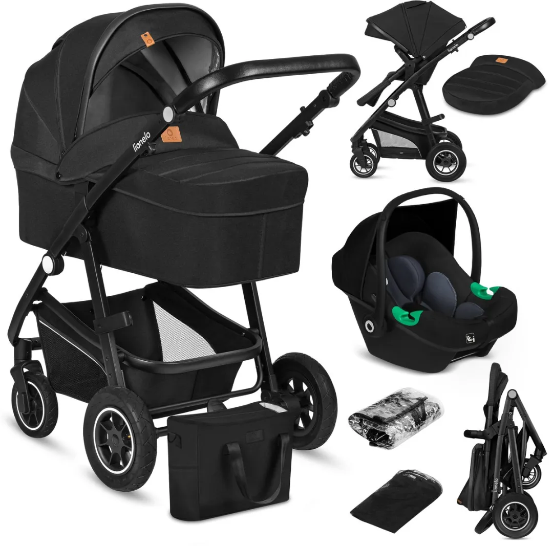 Lionelo Bianka Kinderwagen 3-in-1 - All-terrain - Grijs