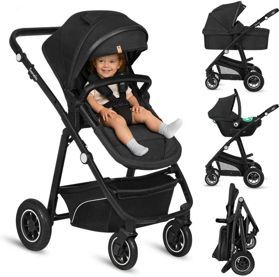 Lionelo Bianka Kinderwagen 3-in-1 - All-terrain - Grijs