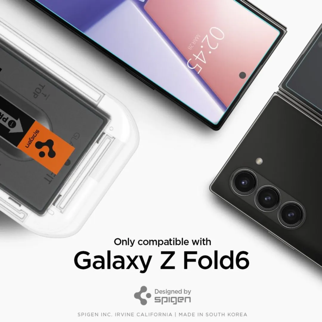 Spigen EZ Fit Screenprotector Samsung Galaxy Z Fold 6 - 2 Stuks