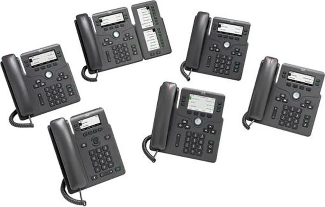Cisco 6821 IP Telefoon - 2 Regels - 2.5" Scherm - Zwart - afbeelding 3 van 3