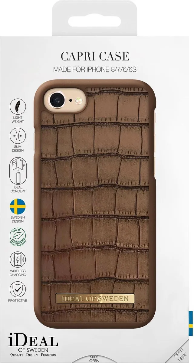 iDeal of Sweden Capri Case iPhone 8/7/6S/6 - Bruin