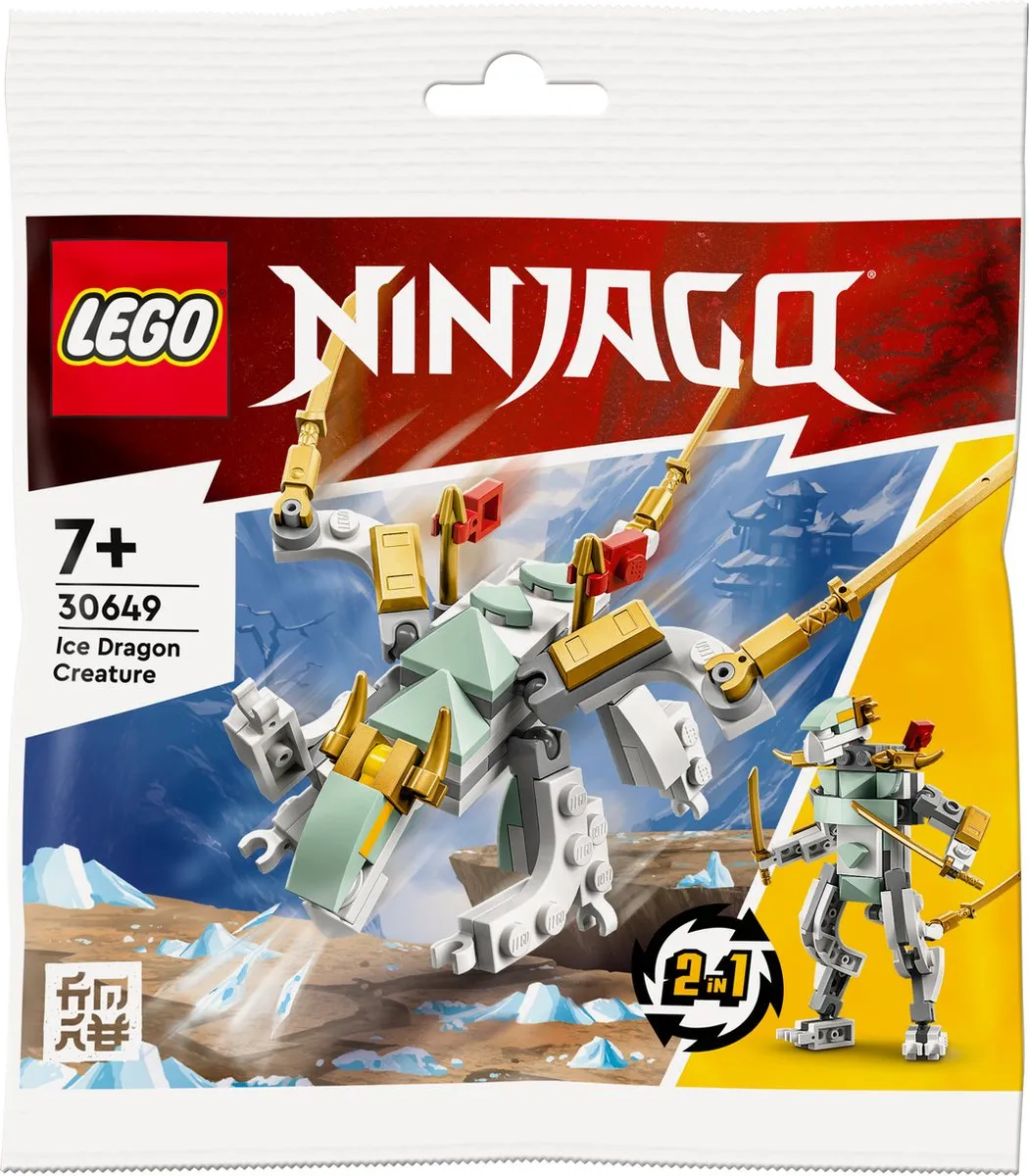 LEGO Ninjago Ice Dragon Creature 70 Stukken