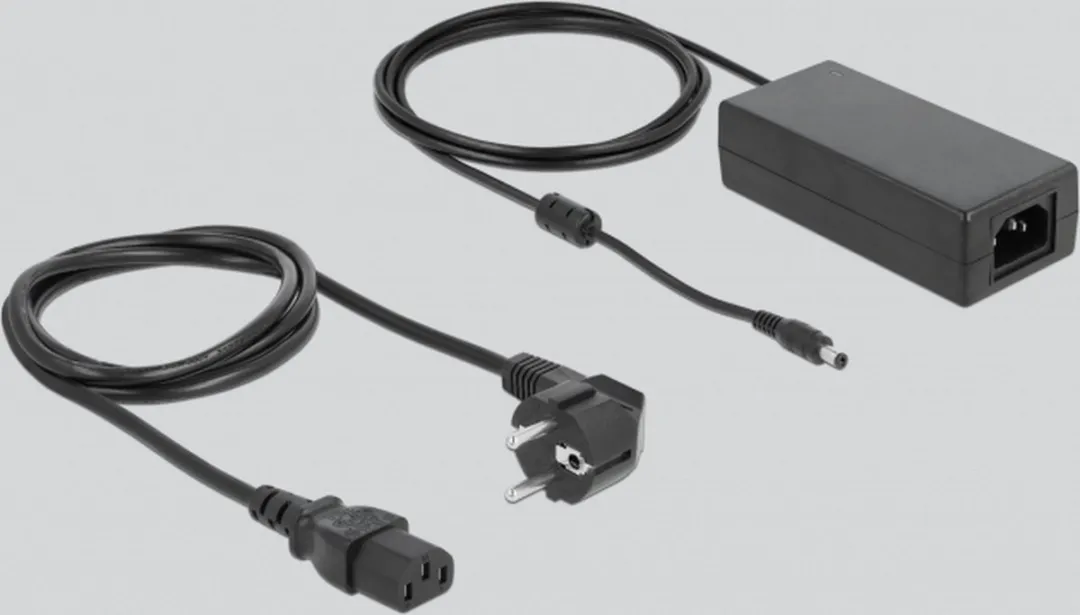 Delock Gigabit Ethernet Switch 4 PoE Poorten - 60W - Zwart