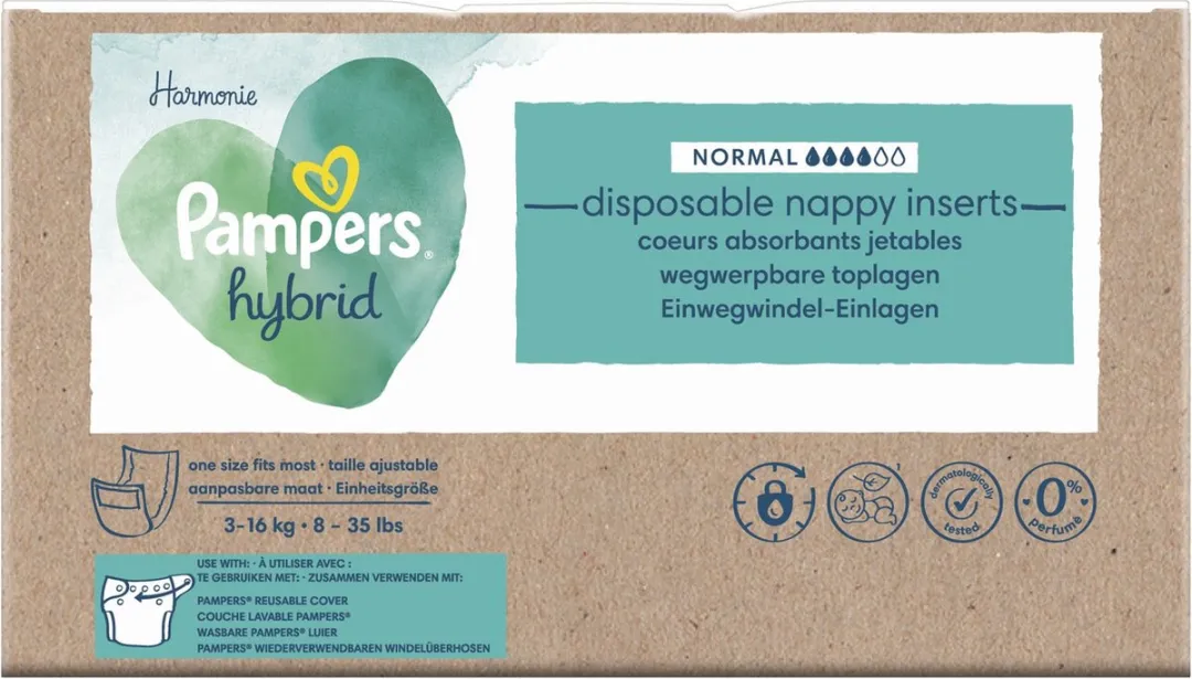 Pampers Harmonie Hybrid Luier - One Size - 25 Stuks
