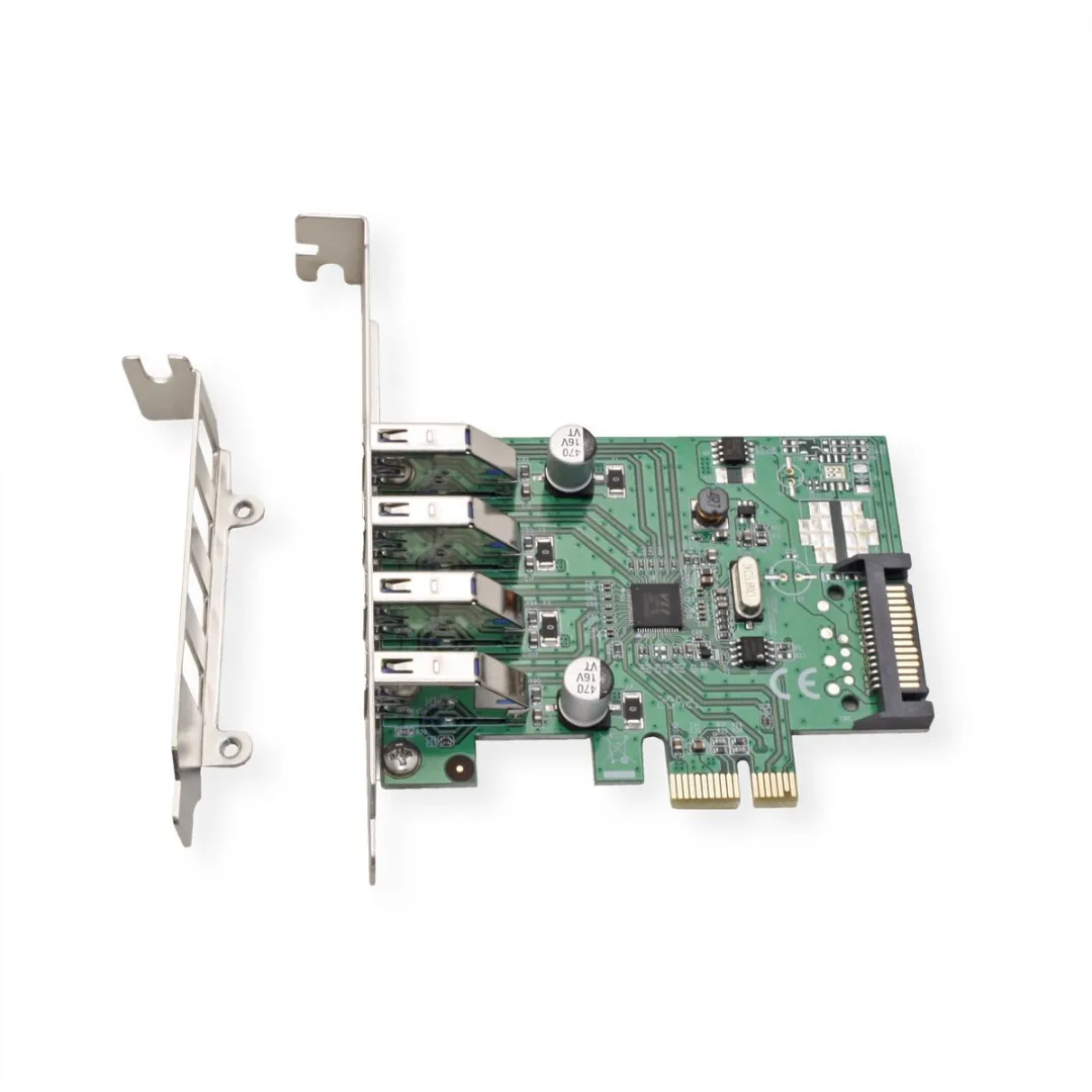 Value PCI-Express USB 3.2 Gen 1 Kaart - 4 Poorten