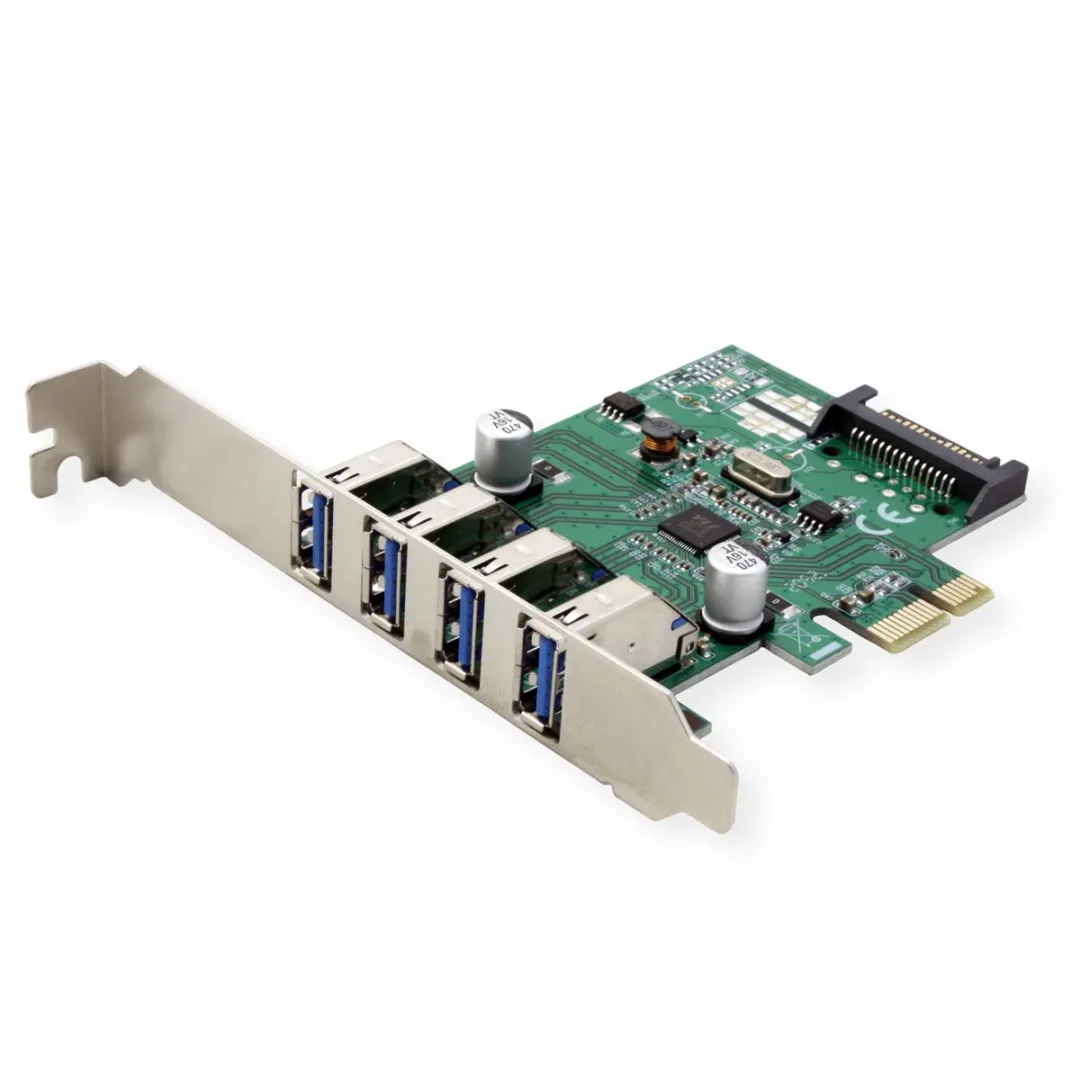 Value PCI-Express USB 3.2 Gen 1 Kaart - 4 Poorten