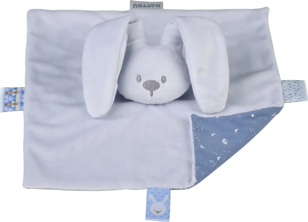 Nattou Lapidou Knuffeldoekje Konijn 27cm