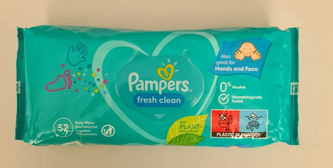 Pampers Fresh Clean Billendoekjes 52 Stuks