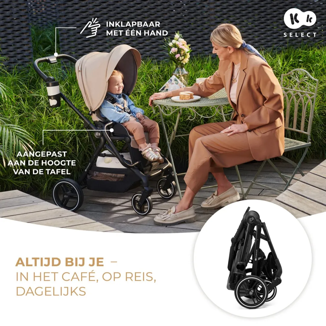 KinderKraft YOXI Kinderwagen - Lichtgewicht Grijs